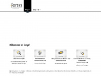 forsys.org Webseite Vorschau