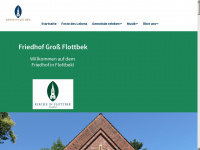 friedhof-grossflottbek.de Webseite Vorschau