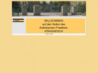 friedhof-koenigsesch.de Webseite Vorschau