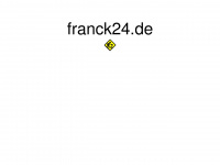 franck24.de Webseite Vorschau