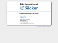 friedhofsgaertnerei-becker.de Webseite Vorschau