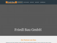 friedl-bau.de Webseite Vorschau