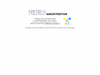 friedrich-architektur.de Webseite Vorschau
