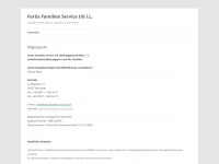 fortis-familien-service.de Webseite Vorschau