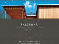 falzrohr.com Webseite Vorschau