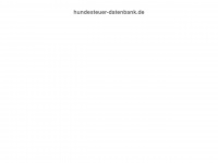 hundesteuer-datenbank.de Webseite Vorschau