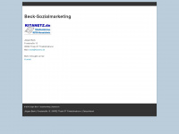 beck-sozialmarketing.de Webseite Vorschau