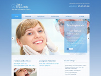 zahnarzt-implantologie.de Webseite Vorschau