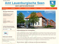 amt-lauenburgische-seen.de Webseite Vorschau