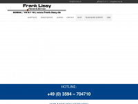 frank-lissy.de Webseite Vorschau