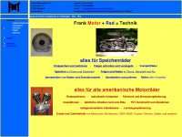 frank-motorradtechnik.de Webseite Vorschau