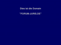 forum-juris.de Webseite Vorschau