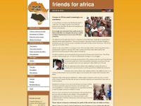 friends-for-africa.de Webseite Vorschau
