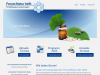 forum-natur-heilt.de Webseite Vorschau