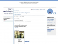forum-neuroradiologicum.de Webseite Vorschau