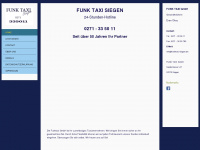 funktaxi-siegen.de Webseite Vorschau