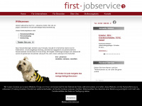 first-jobservice.de Webseite Vorschau