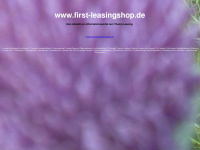 first-leasingshop.de Webseite Vorschau