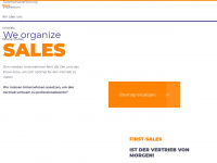 first-sales.de Webseite Vorschau