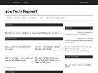 404techsupport.com Webseite Vorschau