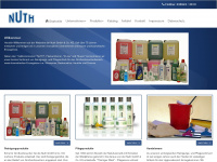 nuth-chemie.de Webseite Vorschau