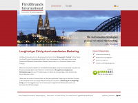 firstbrands-international.de Webseite Vorschau