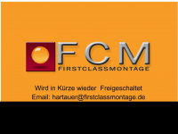 firstclassmontage.de Webseite Vorschau