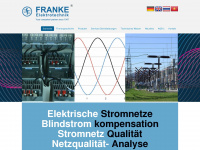 franke-electric.de Webseite Vorschau