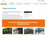 franke-fahrzeugbau.com Webseite Vorschau
