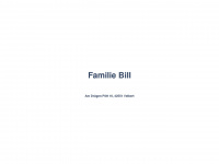 familie-bill.de Webseite Vorschau