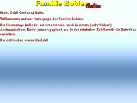 familie-bohlen.de Webseite Vorschau