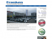 franken-automobile.com Webseite Vorschau