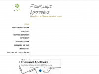 friesland-apotheke.de Webseite Vorschau