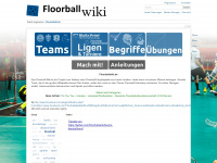 floorballwiki.de Webseite Vorschau