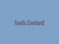 familie-eisenhardt.de Webseite Vorschau