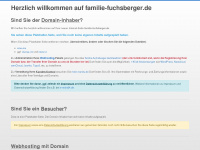 familie-fuchsberger.de Webseite Vorschau
