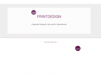 frintdesign.de Webseite Vorschau
