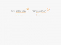 firstselection.de Webseite Vorschau