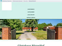 gaestehaus-baerenhof.de Webseite Vorschau