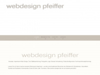 webdesign-pfeiffer.de Webseite Vorschau