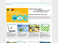 nrw-denkt-nachhaltig.de Webseite Vorschau