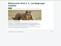 weimaraner-suedwest.de Webseite Vorschau