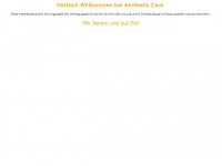 aesthetic-care-concept.com Webseite Vorschau