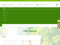 vitanatura.eu Webseite Vorschau