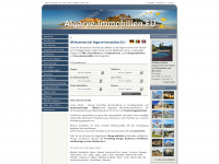 algarve-immobilien.eu Webseite Vorschau