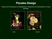 floralesdesign.de Webseite Vorschau