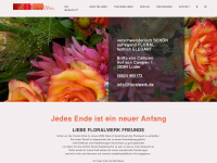 floralwerk.de Webseite Vorschau