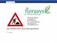 florasys.de Webseite Vorschau