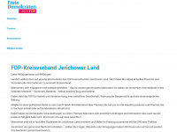fdp-jerichower-land.de Webseite Vorschau