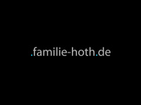 familie-hoth.de Webseite Vorschau